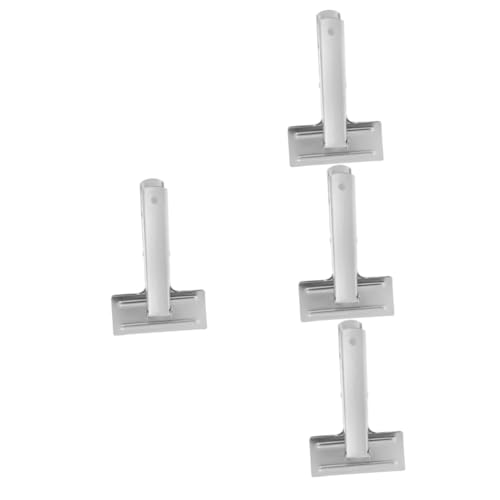 ARTIBETTER 4 Stück Nähklammer zum Basteln Material Quilten Stoff Nähen Jumbo Saumclip für Kleidungsstücke Lineal-Saumclip Markierungszubehör Quiltclip Rostfreier Stahl Silver von Artibetter