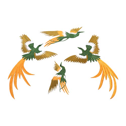 ARTIBETTER 4 Stück Phoenix Vogel Stickerei Patches DIY Applikationen für Kleidung Cheongsam Taschen Bastelprojekte Handgefertigte Bunte Dekorationen die Einfach Aufzubügeln Sind ARTIBETTER 4 Stück Phoenix Vogel Stickerei Patches DIY Applikationen für Kleidung Cheongsam Taschen Bastelprojekte Handgefertigte Bunte Dekorationen die Einfach Aufzubügeln Sind von Artibetter