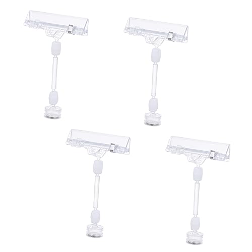 ARTIBETTER 4 Stück Preisetiketten Clips mit Magnetbasis Vielseitige Halter für Preisschilder und Namenskarten im Einzelhandel für Supermärkte und Geschäfte ARTIBETTER 4 Stück Preisetiketten Clips mit Magnetbasis Vielseitige Halter für Preisschilder und Namenskarten im Einzelhandel für Supermärkte und Geschäfte von Artibetter