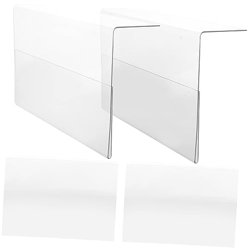 ARTIBETTER 4 Stück Preisschild Halter für Supermärkte Transparente Werbeschilder für Geschäfte Restaurants und Veranstaltungen Praktisch und Wiederverwendbar ARTIBETTER 4 Stück Preisschild Halter für Supermärkte Transparente Werbeschilder für Geschäfte Restaurants und Veranstaltungen Praktisch und Wiederverwendbar von Artibetter