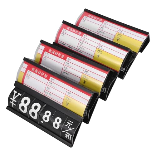 ARTIBETTER 4 Stück Preisschilder für Supermarkt Preisetiketten für Obst Gemüse und Lebensmittel Hängende Preisdisplay Tags für Einzelhandel und Märkte ARTIBETTER 4 Stück Preisschilder für Supermarkt Preisetiketten für Obst Gemüse und Lebensmittel Hängende Preisdisplay Tags für Einzelhandel und Märkte von Artibetter
