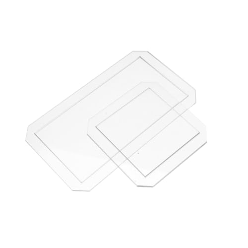 ARTIBETTER 4 Stück Quiltmuster Vorlagen Quiltschablonen DIY Quiltvorlage Quiltschablonen Lineal Nähvorlagen Zum Quilten Rechteckige Quiltvorlagen Transparent von Artibetter