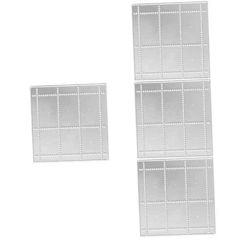 ARTIBETTER 4 Stück Schimmel Schneiden Schneidwerkzeug Name Handwerk Geprägt Porto Scrapbooking Sterben Prägung Stempel Stanzformen Prägemappen Kohlenstoffstahl Silver von Artibetter