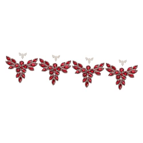 ARTIBETTER 4 Stück Schuhblume aus Strass Flecken Stoff bestickt Patch Flicken aufnähen Kleiderflicken selber machen Flicken aufbügeln Kleidung Dekoration Heißschmelzkleber rot ARTIBETTER 4 Stück Schuhblume aus Strass Flecken Stoff bestickt Patch Flicken aufnähen Kleiderflicken selber machen Flicken aufbügeln Kleidung Dekoration Heißschmelzkleber rot von Artibetter