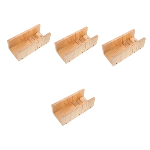 ARTIBETTER 4 Stück Seifenschneider Seifenschneidewerkzeug Form zur Seifenherstellung Halter rechteckig doppelt Cutter Seifenform aus Holz Form zum Seifenschneiden hölzern ARTIBETTER 4 Stück Seifenschneider Seifenschneidewerkzeug Form zur Seifenherstellung Halter rechteckig doppelt Cutter Seifenform aus Holz Form zum Seifenschneiden hölzern von Artibetter