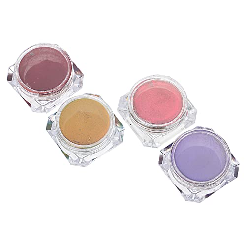 ARTIBETTER 4 Stück Teiliges Farbwechsel Pigment Pearlescent Epoxidharz Farbstoff für Diy Kosmetik und Nageldesign Hochwertige Farben für Projekte Verschiedene Anwendungen von Artibetter