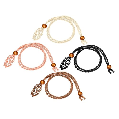 ARTIBETTER 4 Stück Teiliges Kristall Anhänger mit Verstellbarer Halskette Hochwertigem Netzgeflecht Leerer Edelsteinhalter Individuell Anpassbar für DIY Schmuck und Einzigartigen ARTIBETTER 4 Stück Teiliges Kristall Anhänger mit Verstellbarer Halskette Hochwertigem Netzgeflecht Leerer Edelsteinhalter Individuell Anpassbar für DIY Schmuck und Einzigartigen von Artibetter