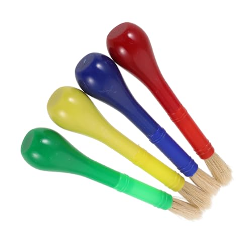 ARTIBETTER 4 Stück Teiliges Malset Kunststoffgriff Weiche Nylonborsten Langlebige Pinselauswahl für Aquarell Öl Fingerfarben Leicht Kompakt für Junge Künstler und Anfänger ARTIBETTER 4 Stück Teiliges Malset Kunststoffgriff Weiche Nylonborsten Langlebige Pinselauswahl für Aquarell Öl Fingerfarben Leicht Kompakt für Junge Künstler und Anfänger von Artibetter