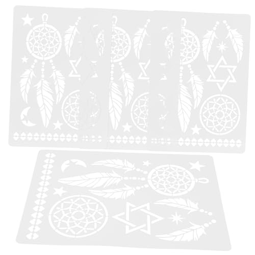 ARTIBETTER 4 Stück Teiliges Mandala Malvorlagen Wiederverwendbare Schablonen für Wandgestaltung Diy Malwerkzeuge Pet für Projekte und Bastelarbeiten ARTIBETTER 4 Stück Teiliges Mandala Malvorlagen Wiederverwendbare Schablonen für Wandgestaltung Diy Malwerkzeuge Pet für Projekte und Bastelarbeiten von Artibetter