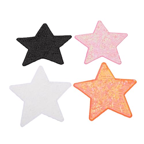 ARTIBETTER 4 Stück Teiliges Selbstklebende Pailletten Sterne Aufnäher Kreative DIY Applikationen für Kleidung Jacken Hüte Taschen und Einfache Textildekoration ARTIBETTER 4 Stück Teiliges Selbstklebende Pailletten Sterne Aufnäher Kreative DIY Applikationen für Kleidung Jacken Hüte Taschen und Einfache Textildekoration von Artibetter