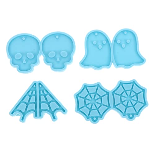 ARTIBETTER 4 Stück Teiliges Silikon Gießform für DIY Halloween Ohrringe Epoxidharz Schmuckformen für Kreative Bastelprojekte Einfach zu Bedienen Reinigen für Einzigartige Schmuckstücke ARTIBETTER 4 Stück Teiliges Silikon Gießform für DIY Halloween Ohrringe Epoxidharz Schmuckformen für Kreative Bastelprojekte Einfach zu Bedienen Reinigen für Einzigartige Schmuckstücke von Artibetter