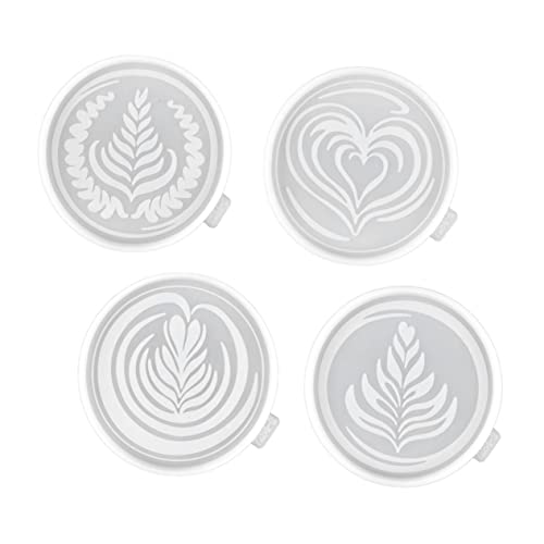 ARTIBETTER 4 Stück Teiliges Silikonuntersetzer Mould Runde Epoxidharz Gießform für Diy Kaffee und Teetassenuntersetzer für Kreative Bastelprojekte und Dekoration ARTIBETTER 4 Stück Teiliges Silikonuntersetzer Mould Runde Epoxidharz Gießform für Diy Kaffee und Teetassenuntersetzer für Kreative Bastelprojekte und Dekoration von Artibetter