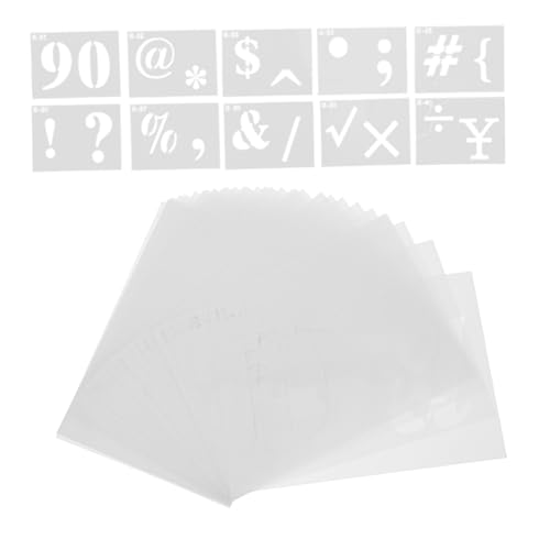 ARTIBETTER 40 Stück Alphanumerische Vorlage Schablonen Zum Basteln Wiederverwendbar Hohle Schablonen Buchstabensymbol-schablonen Buchstaben- Und Zahlenschablonen Malschablonen Das Haustier ARTIBETTER 40 Stück Alphanumerische Vorlage Schablonen Zum Basteln Wiederverwendbar Hohle Schablonen Buchstabensymbol-schablonen Buchstaben- Und Zahlenschablonen Malschablonen Das Haustier von Artibetter