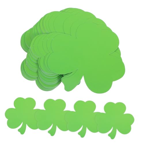 ARTIBETTER 40 Stück Decoupage Papierausschnitte Für St Patricks Day Dekorationen Papierausschnitte Für DIY Ausschnitte DIY Bastelarbeiten Kleeblatt Papierausschnitte Kunst 300 G von Artibetter