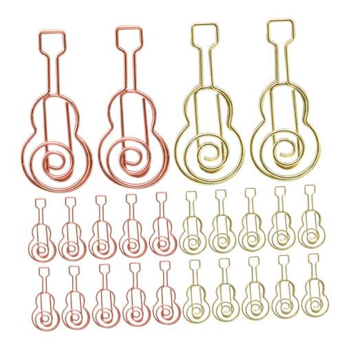 ARTIBETTER 40 Stück Gitarren-Büroklammer Büroklammern klein Musikpartitur-Clip Lehrersachen kawaii schulmaterial Papierclip Büroklammer für Bargeld Jumbo-Ordner-Clips süße Büroklammern Metall ARTIBETTER 40 Stück Gitarren-Büroklammer Büroklammern klein Musikpartitur-Clip Lehrersachen kawaii schulmaterial Papierclip Büroklammer für Bargeld Jumbo-Ordner-Clips süße Büroklammern Metall von Artibetter