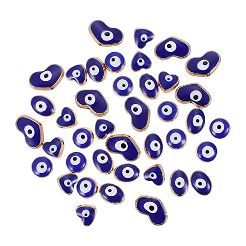 ARTIBETTER 40 Stück Türkische Evil Eye Schmuckperlen Dekorative Legierungs Anhänger für Armbänder und Kreative Bastelmaterialien für Schmuckherstellung von Artibetter