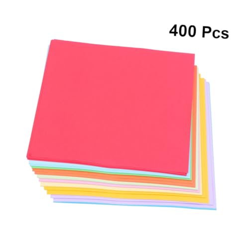 ARTIBETTER 400 Blatt Origami Papiere Falten für Diy Bastelprojekte für Partys und Schulprojekte Umweltfreundliches Bastelmaterial von Artibetter