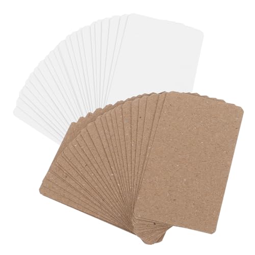 ARTIBETTER 400 Stück Blankokarten aus Kraftpapier und Weißem Karton Bedruckbar und Bemalbar für DIY Postkarten Einladungskarten Grußkarten Schreib und Stempelanwendungen ARTIBETTER 400 Stück Blankokarten aus Kraftpapier und Weißem Karton Bedruckbar und Bemalbar für DIY Postkarten Einladungskarten Grußkarten Schreib und Stempelanwendungen von Artibetter