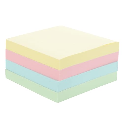 ARTIBETTER 400 Stück Bunte Haftnotizen Memo Pads Groß Sammelalbum Klebrig Scrapbooking Notizbilder Desktop Pastell Bausätze Hier Aufkleber Selbstklebende Notizen Papier von Artibetter