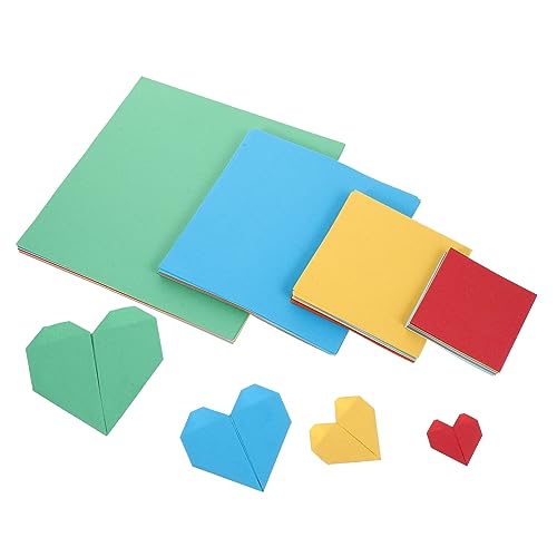 ARTIBETTER 400 Stück Buntes Origami DIY-Bastelpapier farbig Farbe Handwerk buntes Faltpapier handgefertigtes Origami -Papier Origami-Bastelpapier falten Bastelpapier herstellen DIY liefert von Artibetter