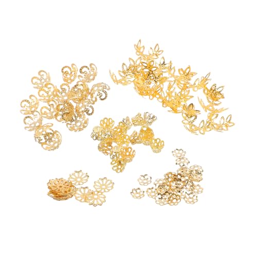 ARTIBETTER 400 Stück Perlenhüte Für Damen Zum Perlenmachen Basteln Endkappen Ohrringe Zubehör Perlenkappenhalter Blumenperlenkappe Ornamentkappen Blütenblatt Perlenkappe von Artibetter