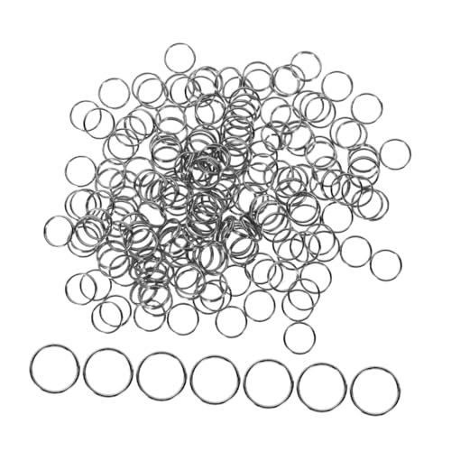 ARTIBETTER 400Stücke DIY Runde Schlüsselanhänger Ringe Kleine Geteilte Metall Schlüsselanhänger Für Schlüsselbund Schmuck Und Bastelprojekte Vielseitig Einsetzbar ARTIBETTER 400Stücke DIY Runde Schlüsselanhänger Ringe Kleine Geteilte Metall Schlüsselanhänger Für Schlüsselbund Schmuck Und Bastelprojekte Vielseitig Einsetzbar von Artibetter