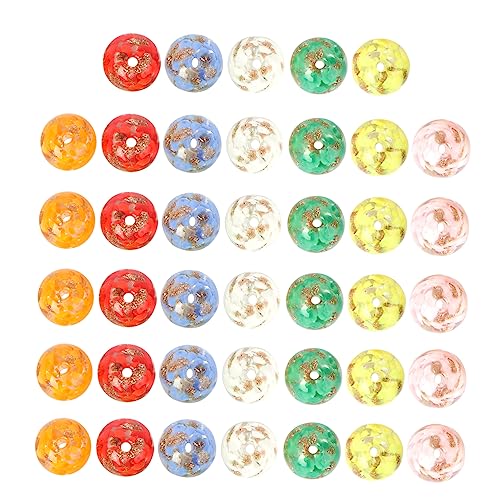 ARTIBETTER 40Stücke Glasperlen Handgemachte Spacer Perlen für DIY Schmuckherstellung Bastelperlen zum Auffädeln für Armbänder und Designs von Artibetter