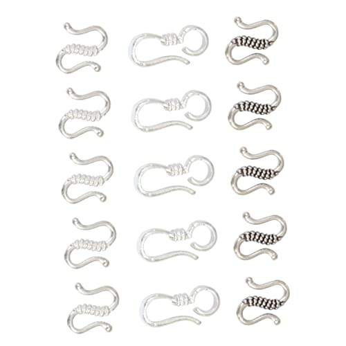 ARTIBETTER 40Stücke Teiliges S Haken Verschluss Mit Silberbeschichtung Für Armband Und Schmuckherstellung Vielseitiges Zubehör Für DIY Projekte Sortierte Ausführung ARTIBETTER 40Stücke Teiliges S Haken Verschluss Mit Silberbeschichtung Für Armband Und Schmuckherstellung Vielseitiges Zubehör Für DIY Projekte Sortierte Ausführung von Artibetter