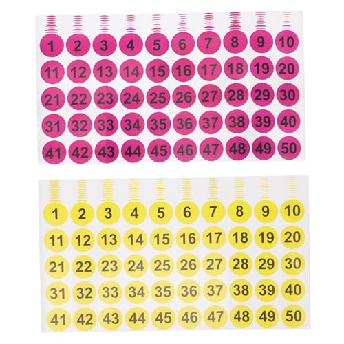 ARTIBETTER 42 Blatt Bunte Selbstklebende Zahlenaufkleber Runde Nummern Etiketten in Farben Praktische Zahlenschilder für Zuhause Büro Schule Partys und DIY Bastelprojekte ARTIBETTER 42 Blatt Bunte Selbstklebende Zahlenaufkleber Runde Nummern Etiketten in Farben Praktische Zahlenschilder für Zuhause Büro Schule Partys und DIY Bastelprojekte von Artibetter
