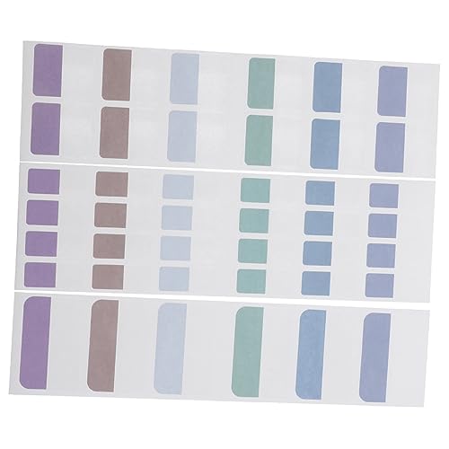 ARTIBETTER 420 Stück Farbe Klebrige Etiketten Lesezeichen Buchregisterkarten Klebrige Trennblätter Farbige Annotation Tabs Schreibwaren Bunt Pastellfarbene Klebestreifen Pvc Selbstklebend von Artibetter