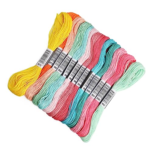 ARTIBETTER 447 Stück Stickgarn Bunte Kreuzstichgarne für Handarbeiten und Diy Projekte Langlebig und Leicht zu Transportieren für und Hobbyisten von Artibetter