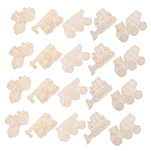 ARTIBETTER 45 Stück Teiliges Holzauto-dekor- Unlackierte Holz-ausschnitte Robuste Diy-fahrzeug-holzscheiben zum Bemalen und Basteln für Kreativprojekte Lernspielzeug und Partydekoration ARTIBETTER 45 Stück Teiliges Holzauto-dekor- Unlackierte Holz-ausschnitte Robuste Diy-fahrzeug-holzscheiben zum Bemalen und Basteln für Kreativprojekte Lernspielzeug und Partydekoration von Artibetter