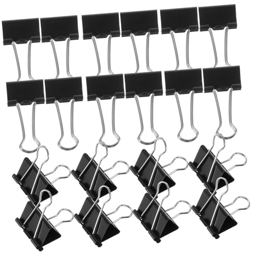 ARTIBETTER 48 Stück Binder Clips Kleine Büroklammern aus Metall für Dokumente für Büro und Zuhause Praktische Aufbewahrung von Notizen und Rechnungen von Artibetter
