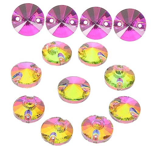 ARTIBETTER 48 Stück Bunte Strasssteine zum Aufnähen Kristall Glitzersteine für Diy Bastelprojekte Runde Glassteine für Kreative Kleidung und Hochzeitsdekorationen ARTIBETTER 48 Stück Bunte Strasssteine zum Aufnähen Kristall Glitzersteine für Diy Bastelprojekte Runde Glassteine für Kreative Kleidung und Hochzeitsdekorationen von Artibetter