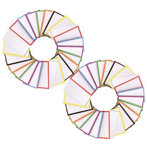 ARTIBETTER 48 Stück Magnetische Beschriftungslabels Wiederverwendbare Abwischbare Namensschilder für Whiteboard Büro und Klassenzimmer Pet Magnetische Etiketten von Artibetter