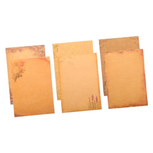 ARTIBETTER 48 Stück Vintage Briefpapier Stationäres Papier Pergamentpapier Schreibwaren Vintage Letter Paper Süßes Briefpapier Büropapier Briefpapier Im Vintage-stil Altes Papier Kraftpapier ARTIBETTER 48 Stück Vintage Briefpapier Stationäres Papier Pergamentpapier Schreibwaren Vintage Letter Paper Süßes Briefpapier Büropapier Briefpapier Im Vintage-stil Altes Papier Kraftpapier von Artibetter