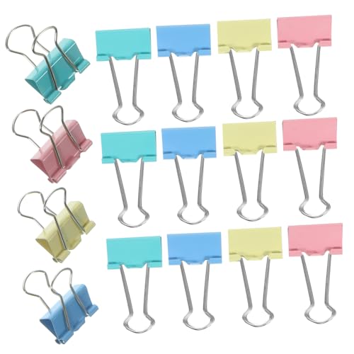 ARTIBETTER 48 Stück Winzige Büroklammern Kleine Klammern Binderclips Papierklammern Binder Papierklammern Bürobedarf Clips Zubehör Clips Für Bürodokumente Befestigungsklammern von Artibetter