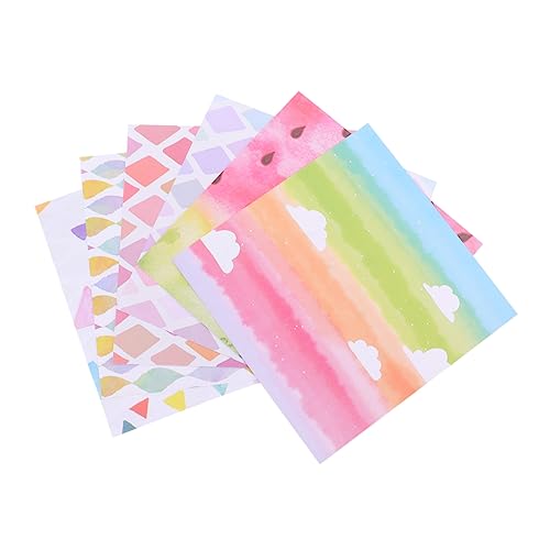 ARTIBETTER 4Er-Packung Origami Papier Set Pack Wasserfarben Muster Quadratische Bastelblätter für Scrapbooking Diy Handarbeiten und Projekte von Artibetter