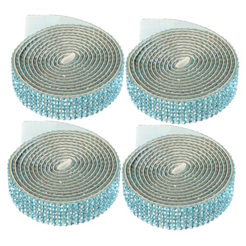 ARTIBETTER 4Rollen DIY Strass Applikation Selbstklebendes Glitzerband für Hochzeitsgürtel Bekleidungsdekor Handwerksprojekte Vielseitige Verwendung für Kleidung und Taschen ARTIBETTER 4Rollen DIY Strass Applikation Selbstklebendes Glitzerband für Hochzeitsgürtel Bekleidungsdekor Handwerksprojekte Vielseitige Verwendung für Kleidung und Taschen von Artibetter