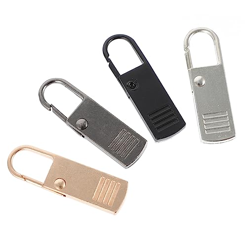 ARTIBETTER 4Stücke Reißverschlusszieher Teiliges Abnehmbare Zipper Pulls für Rucksäcke Koffer Kleidung Zipper Abzieher Metal von Artibetter
