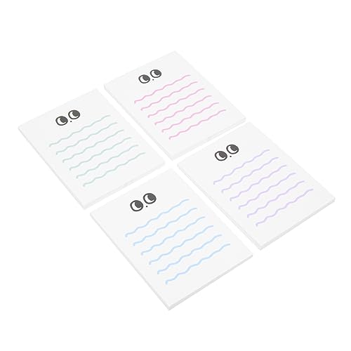 ARTIBETTER 4Stücke Tragbares Memo Pad Antihaft Notizpapier Multifunktionales Notizheft für Büro Schule und Unterwegs für Planung und Notizen von Artibetter