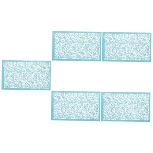 ARTIBETTER 5 Blätter Kaninchentonvorlage Siebdruckschablonen wiederverwendbare Schablonen Seide Bildschirm Mesh-Schablone Bastelschablonen wiederverwendbar Polyester Blue ARTIBETTER 5 Blätter Kaninchentonvorlage Siebdruckschablonen wiederverwendbare Schablonen Seide Bildschirm Mesh-Schablone Bastelschablonen wiederverwendbar Polyester Blue von Artibetter