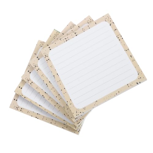 ARTIBETTER 5 Notizbuch Notizblöcke zum Schreiben kleiner Notizblock Mini-Karteikarten gefüttert Registerkarten Name Karteikarten klein Memo-Notizblöcke Memo -Pad Papier Yellow von Artibetter