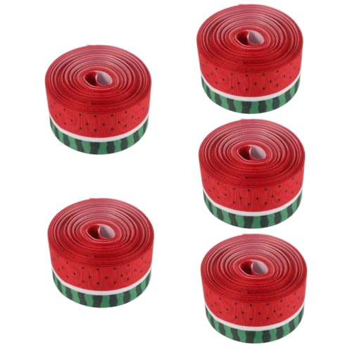 ARTIBETTER 5 Rollen Banddekor Sommer Hochzeit Lila Bänder Zum Verpacken Basteln Für Verpackung Dünn Nähen Bastelbänder Exquisites Geschenkband Kreative Kuchenbänder Polyester von Artibetter