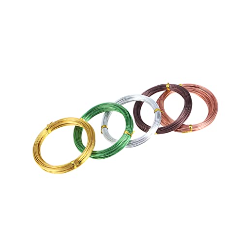 ARTIBETTER 5 Rollen Flexibler Metalldraht Aluminium Diy Draht Basteln von Artibetter