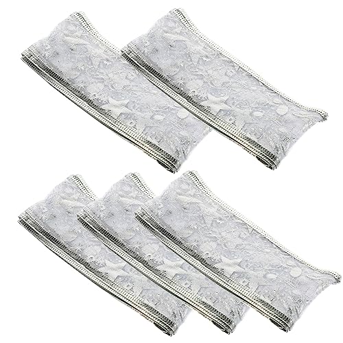 ARTIBETTER 5 Rollen Party Geschenkbänder Regenbogenband Geschenkband Dekorationen Schwarze Seide Dekoratives Blau Goldenes Band Bänder Für Transparentes Band Kuchen Dickes von Artibetter