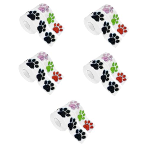 ARTIBETTER 5 Sätze Aufkleber Für Hundepfoten Ästhetisch Hundepfotenabdruck Dekoration Klettpunkte Selbstklebend Wandsticker Wandtatt Ausschuss Duschaufkleber 2 Rollen * 5 von Artibetter