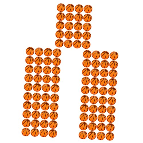 ARTIBETTER 5 Sätze Basketball-aufkleber Basketball-party-dekorationen Applikationen Bügelbild Aufbügel-flicken Aufnäher Im Basketball-design Basketball-stickapplikation Orange 20 Stück * 5 von Artibetter