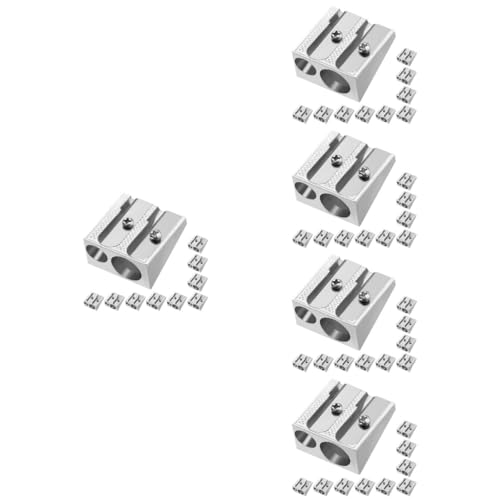 ARTIBETTER 5 Sätze Bleistiftspitzer Zeichnung Kunst Anspitzer Erwachsene Schreibwaren Fürs Büro Mini -bleistiftschärfer Buntstiftspitzer Aluminiumlegierung Silver 10 Stück * 5 ARTIBETTER 5 Sätze Bleistiftspitzer Zeichnung Kunst Anspitzer Erwachsene Schreibwaren Fürs Büro Mini -bleistiftschärfer Buntstiftspitzer Aluminiumlegierung Silver 10 Stück * 5 von Artibetter