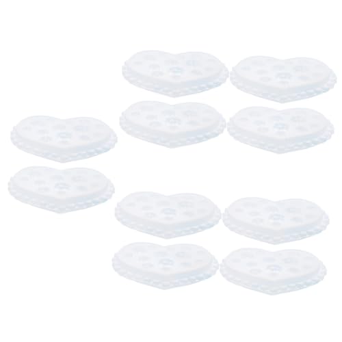 ARTIBETTER 5 Sätze Blumen-epoxy-form Bastelzeug Giesform Soufleförmchen Rosenform Gießform Silikonformen Für Halskettenanhänger Diy-epoxid-silikon-gießform Harzform Kieselgel 2 Stück * 5 von Artibetter
